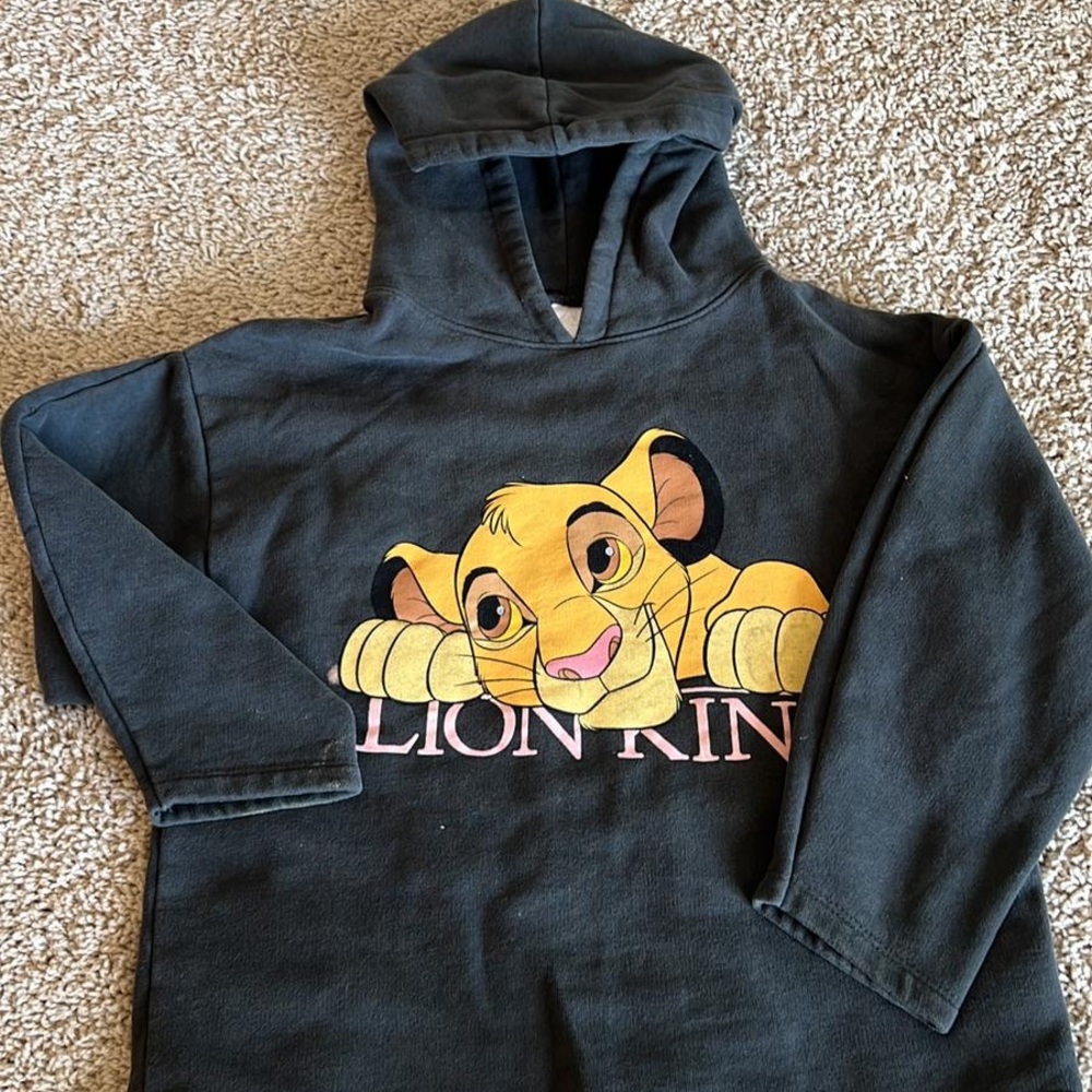 Hoodie from Zara of the lion king dark Gray